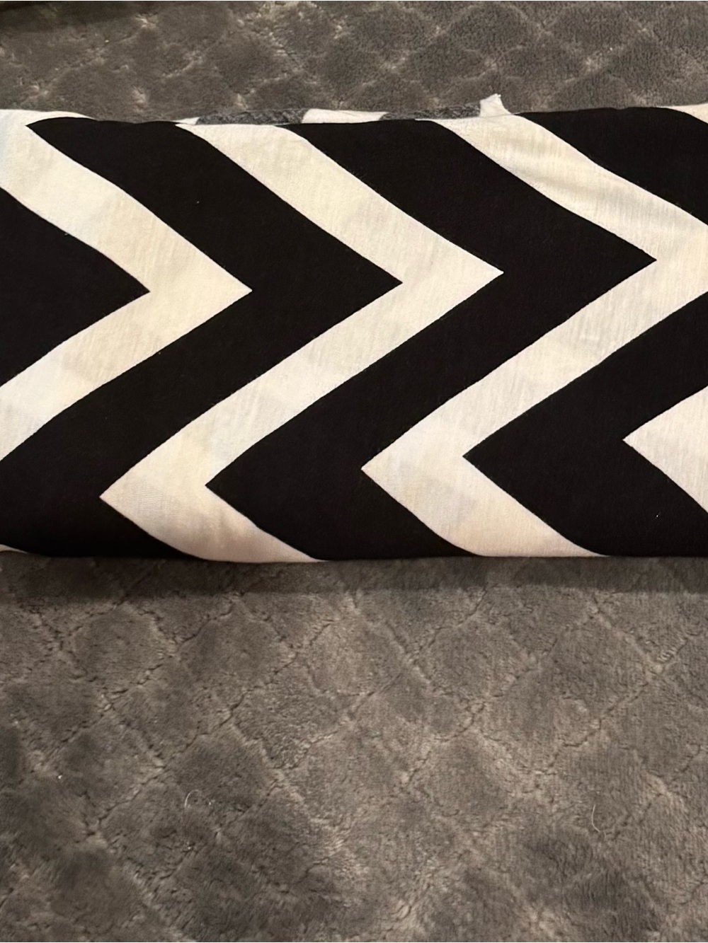 Black and White stretchy soft fabric